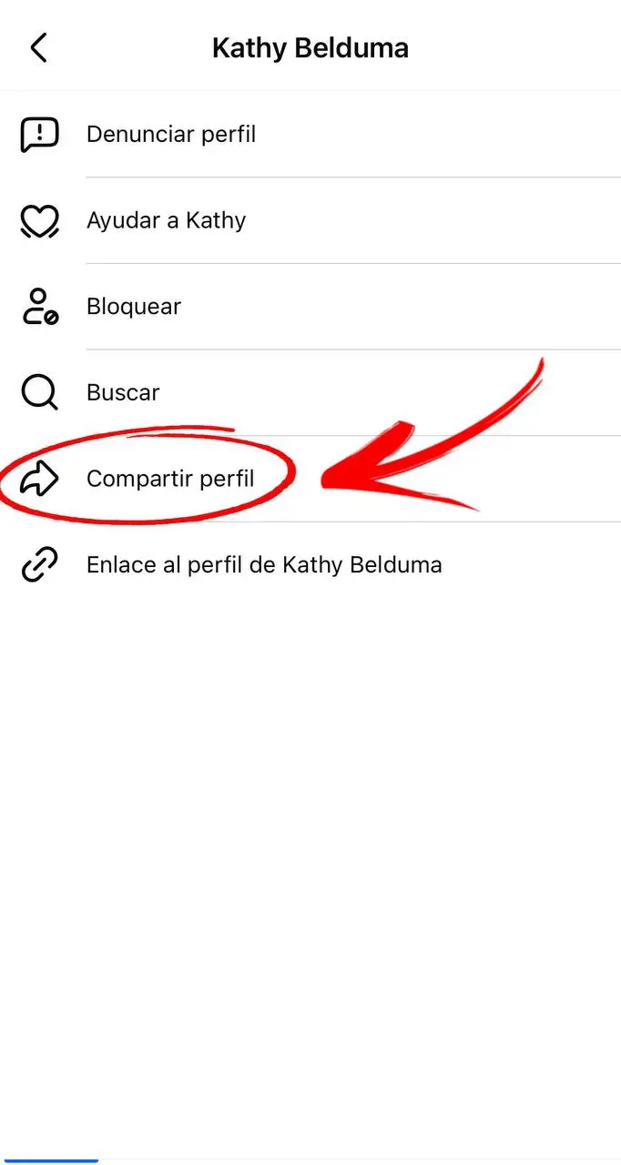 Ejemplo usuario Facebook